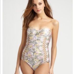 NWT Zimmermann One Piece Swimsuit Pastel Floral